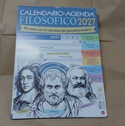 2027 calendario filosofico - calendario,