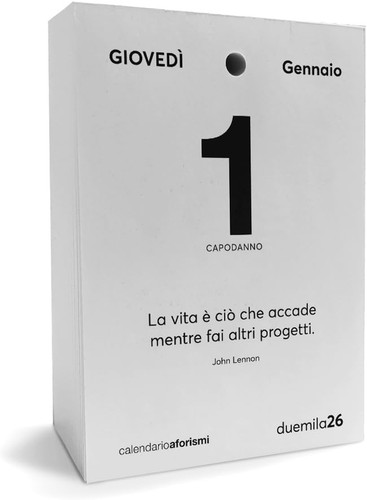 Ricambio calendario - calendario, da