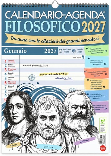 Calendario agenda filosofico - calendario-agenda,
